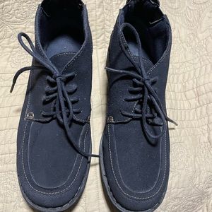 Clarks booties navy 9 1/2